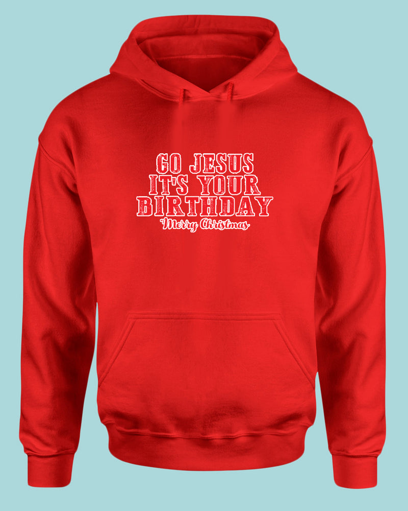 Go jesus It's Your Birthday Hoodie Religious Christmas Hoodie - Fivestartees