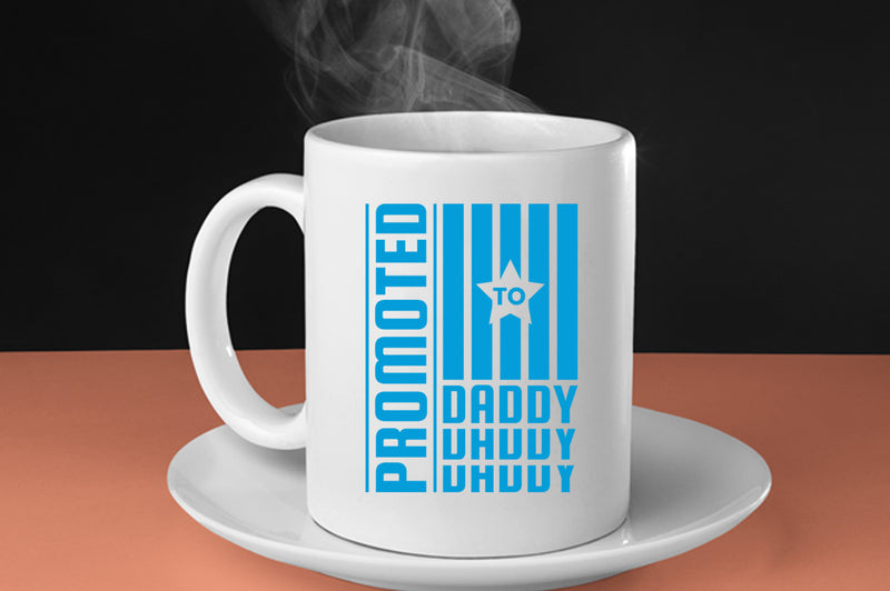 Promoted to daddy Coffee Mug, father's day gift Coffee Mug - Fivestartees
