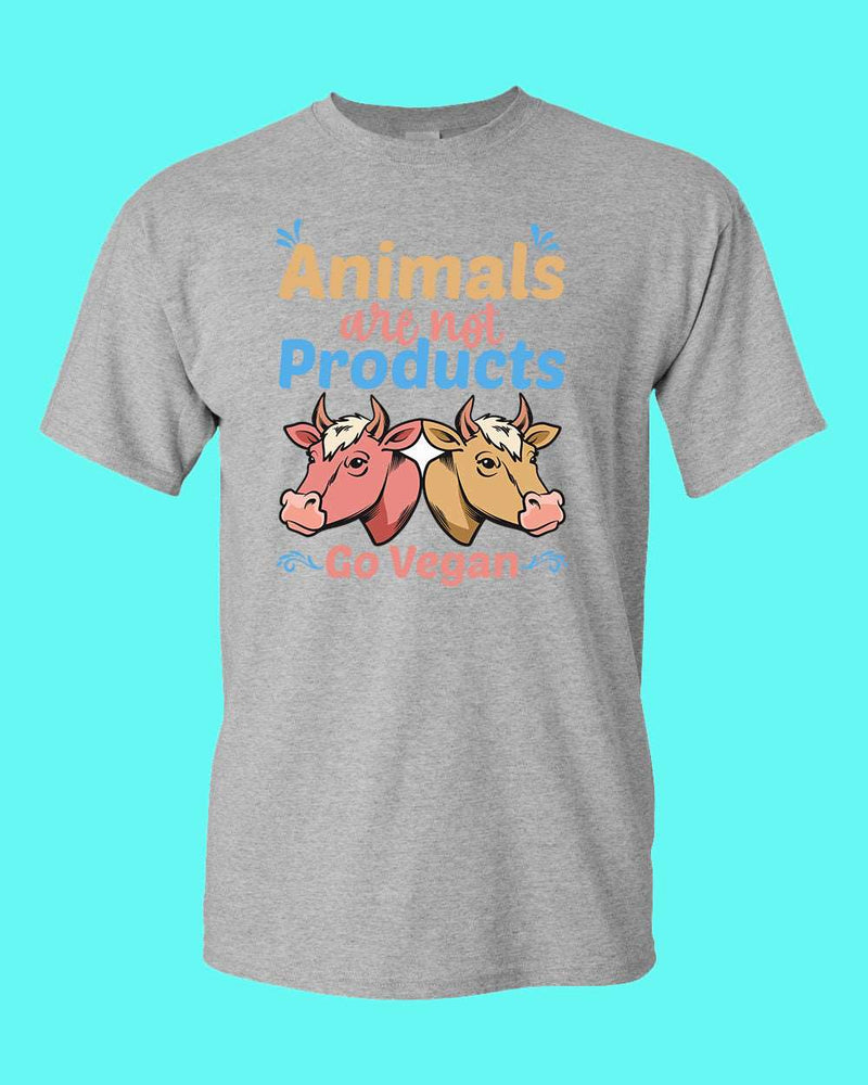 Animal are not Products Go Vegan T-shirt, Vegan shirt - Fivestartees