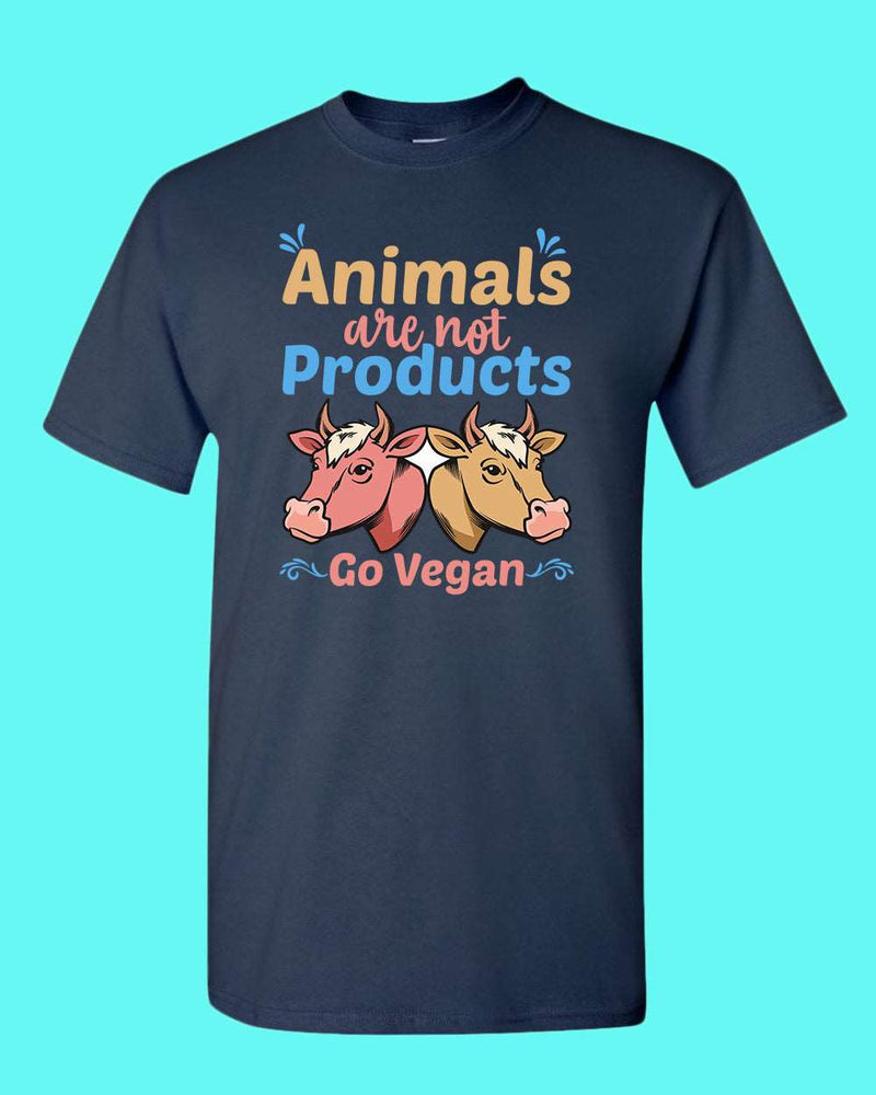 Animal are not Products Go Vegan T-shirt, Vegan shirt - Fivestartees