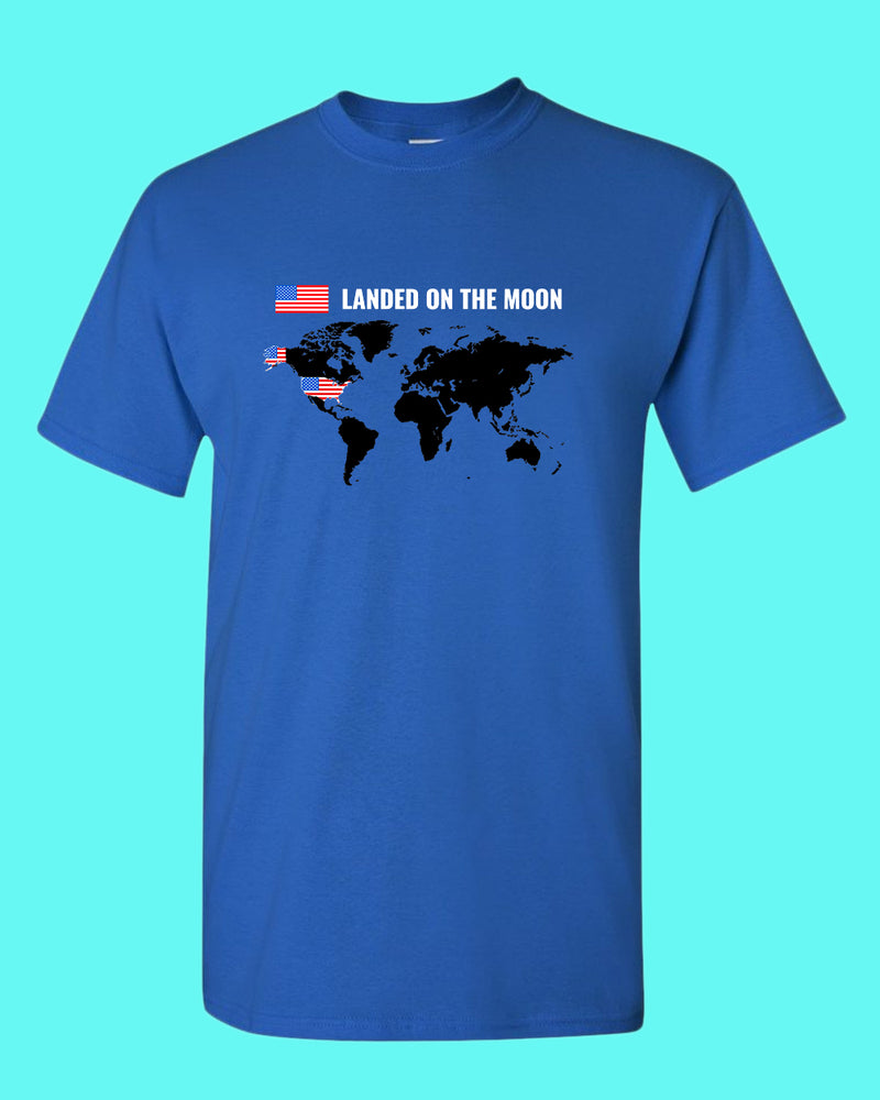 Landed on the Moon T-shirt USA T-shirt - Fivestartees