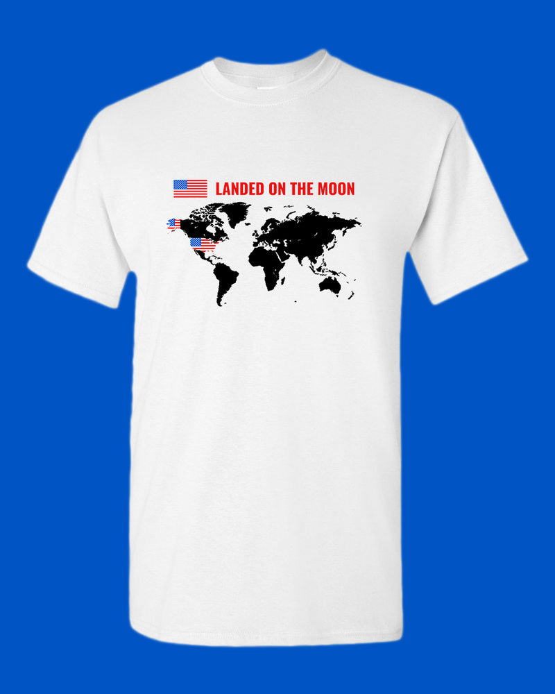 Landed on the Moon T-shirt USA T-shirt - Fivestartees
