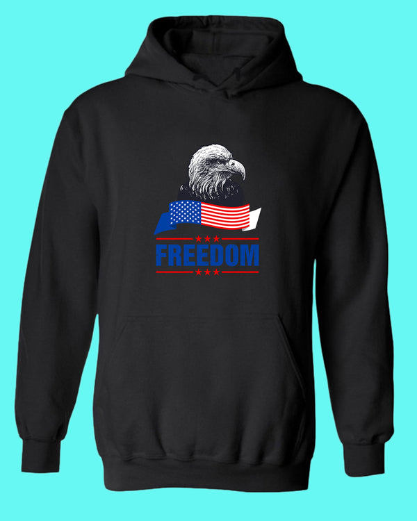 Freedom hoodie with Eagle - Fivestartees