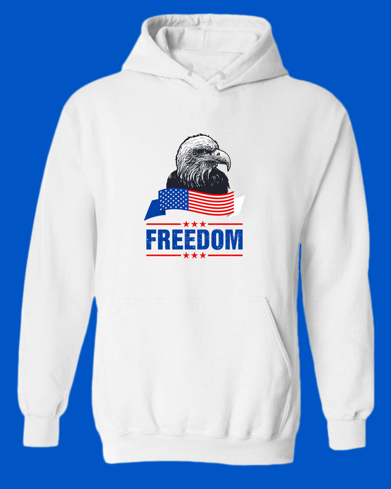 Freedom hoodie with Eagle - Fivestartees