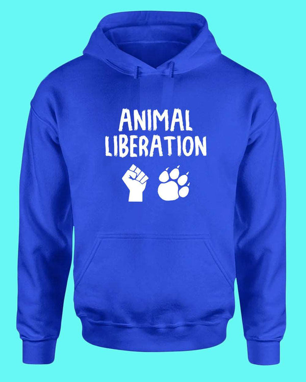 Animal Liberation Hoodie, Vegan Hoodie - Fivestartees