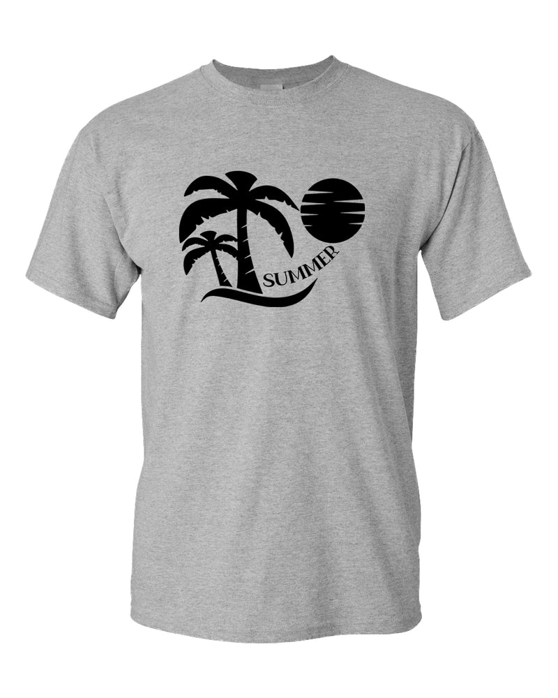 Sun set palm tree summer t-shirt, beach party t-shirt - Fivestartees