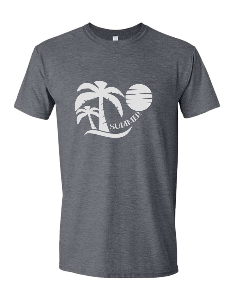 Sun set palm tree summer t-shirt, beach party t-shirt - Fivestartees