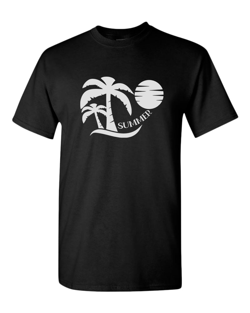 Sun set palm tree summer t-shirt, beach party t-shirt - Fivestartees