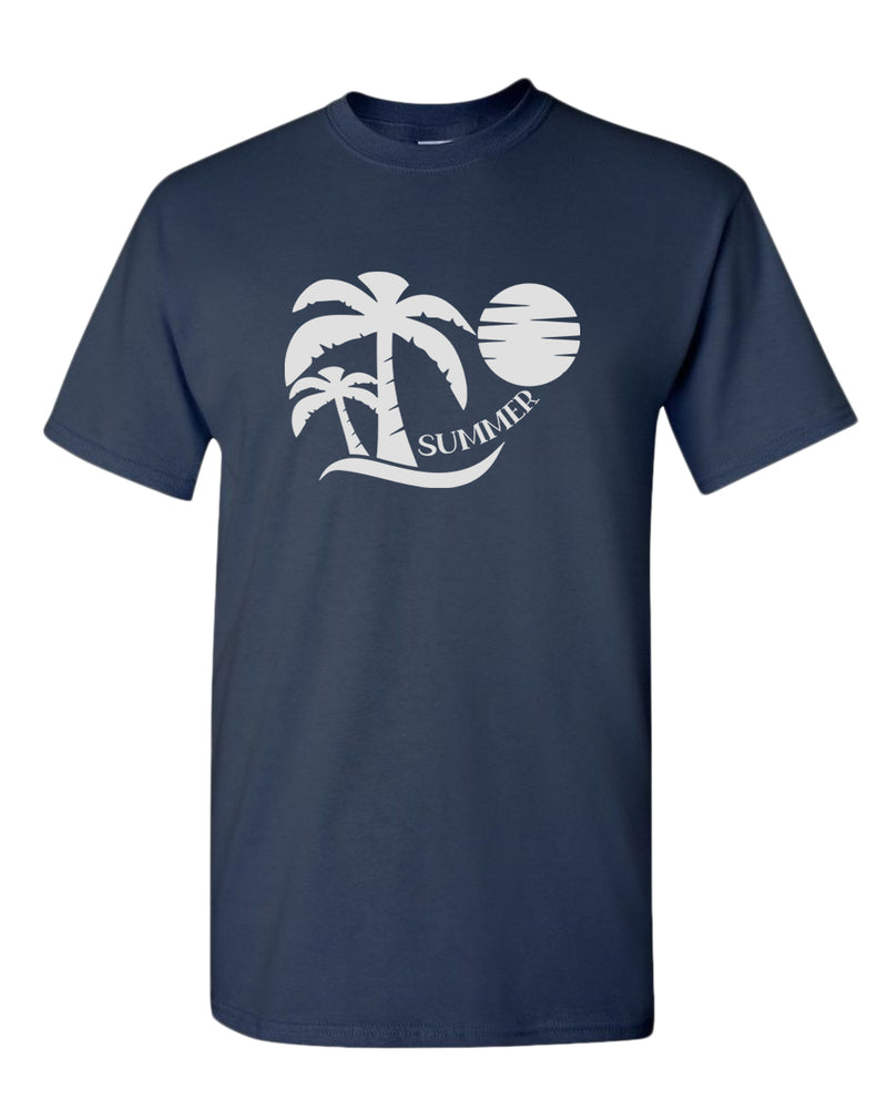 Sun set palm tree summer t-shirt, beach party t-shirt - Fivestartees