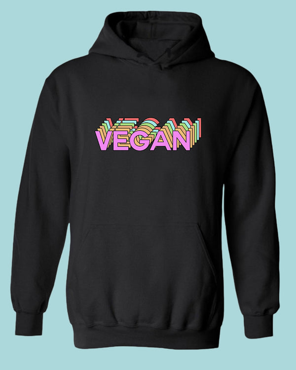 Vegan logo Hoodie, vegetarian Hoodie - Fivestartees