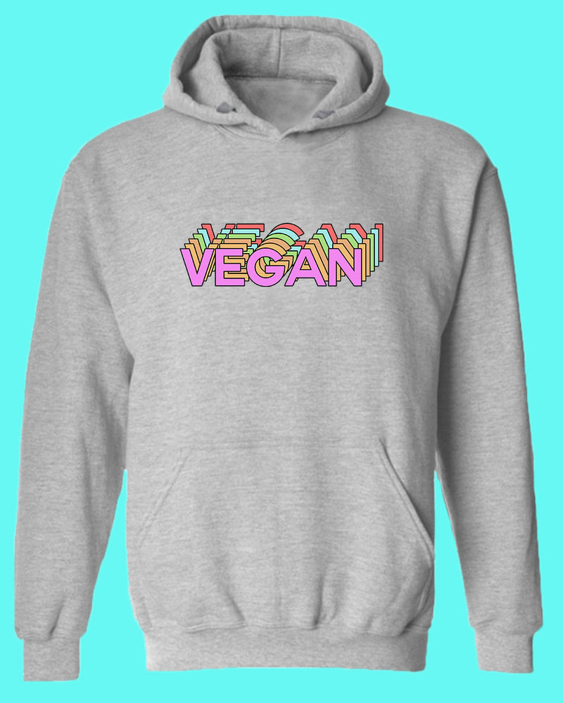 Vegan logo Hoodie, vegetarian Hoodie - Fivestartees