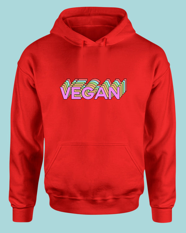 Vegan logo Hoodie, vegetarian Hoodie - Fivestartees