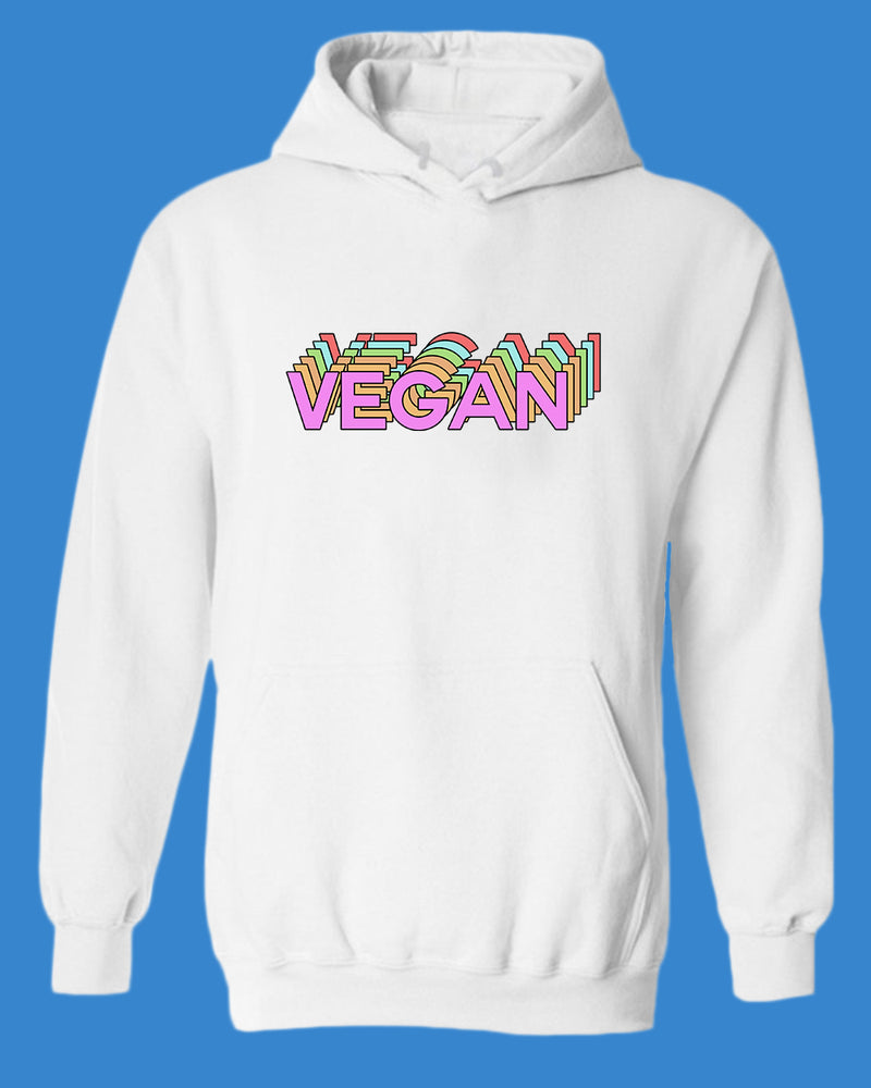 Vegan logo Hoodie, vegetarian Hoodie - Fivestartees