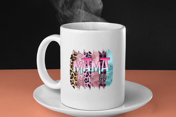 Mama colorful cheetah Coffee Mug - Fivestartees