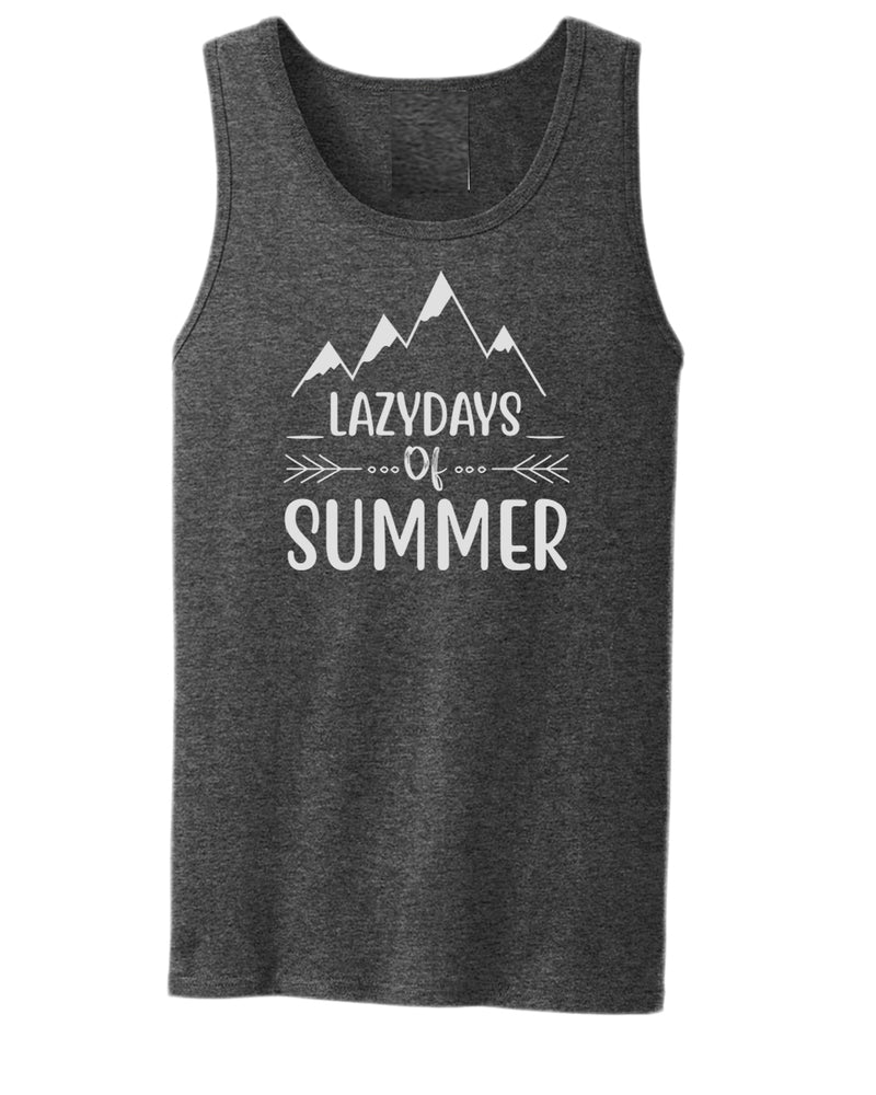 Lazy days of summer tank top, beach party tank top - Fivestartees