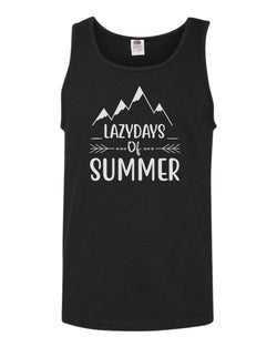 Lazy days of summer tank top, beach party tank top - Fivestartees