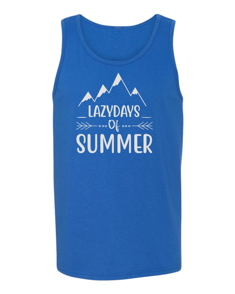 Lazy days of summer tank top, beach party tank top - Fivestartees