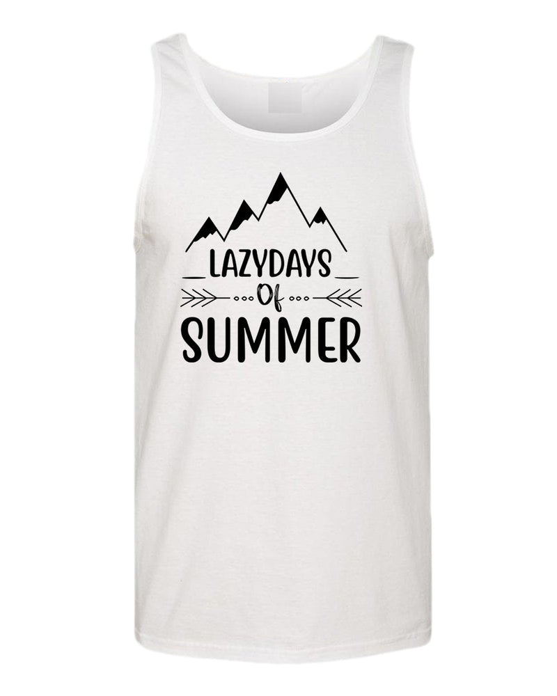 Lazy days of summer tank top, beach party tank top - Fivestartees