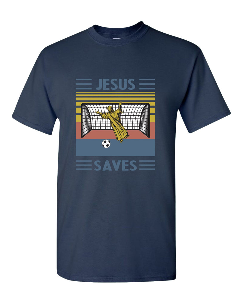 Jesus Saves T-shirt Jesus Goalee T-shirt - Fivestartees