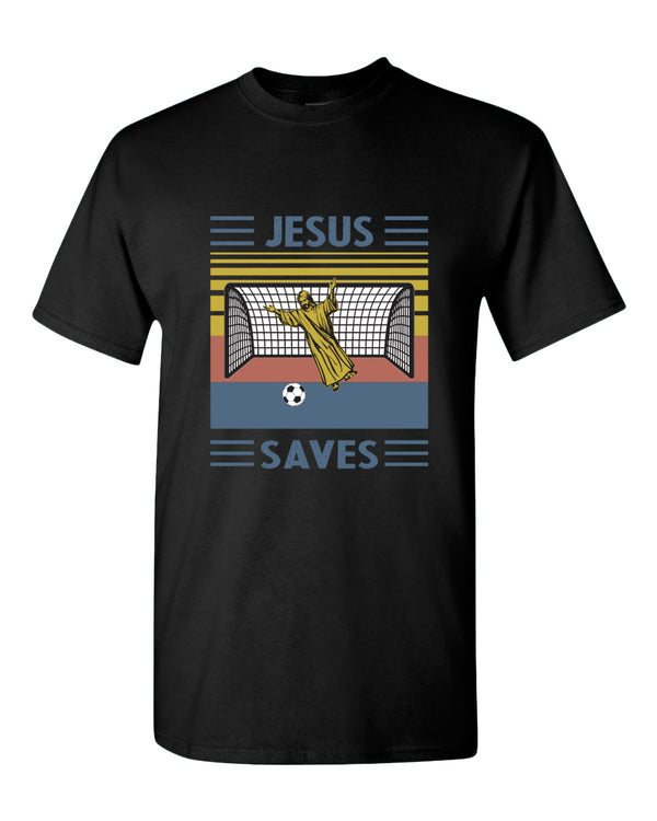 Jesus Saves T-shirt Jesus Goalee T-shirt - Fivestartees