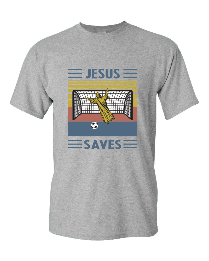 Jesus Saves T-shirt Jesus Goalee T-shirt - Fivestartees