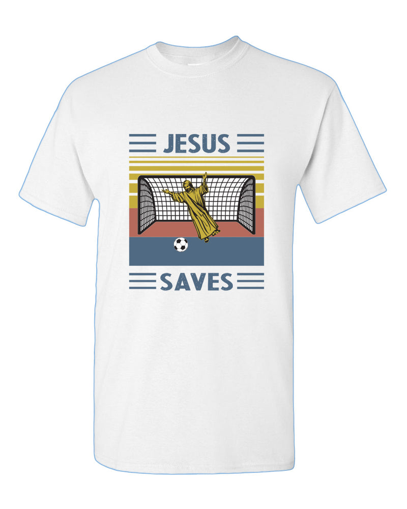 Jesus Saves T-shirt Jesus Goalee T-shirt - Fivestartees
