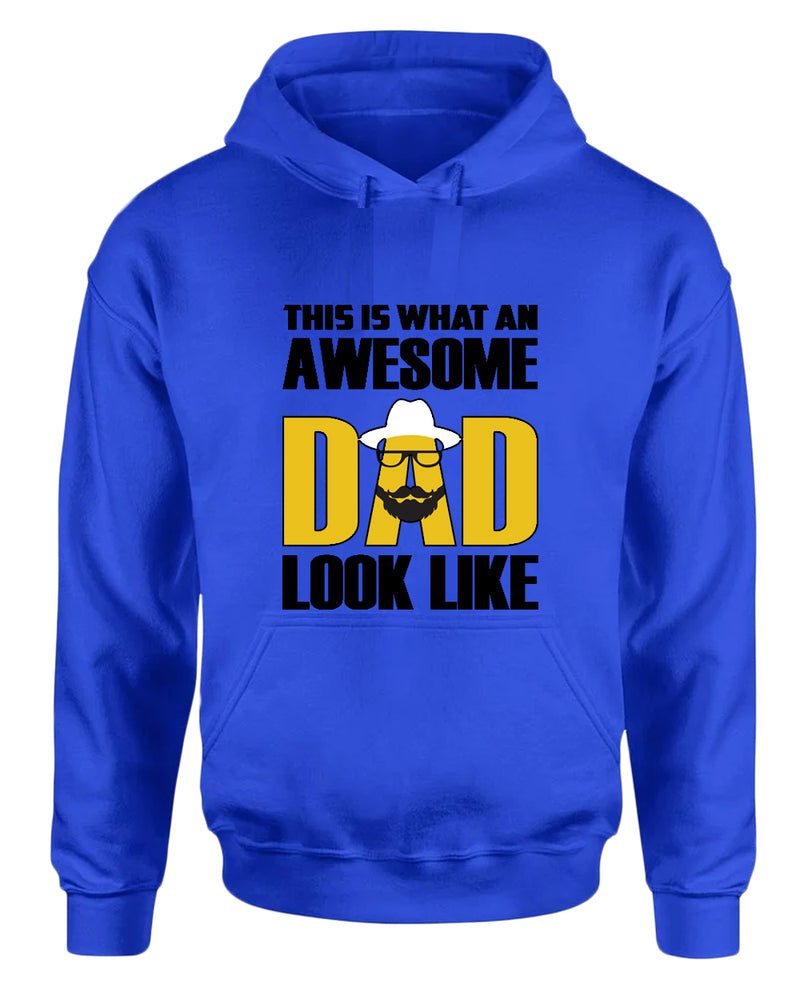 This is what an awesome cowboy dad look like hoodies, funny hoodie - Fivestartees