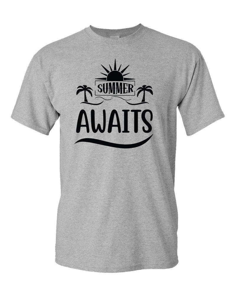 Summer awaits t-shirt, summer t-shirt, beach party t-shirt - Fivestartees