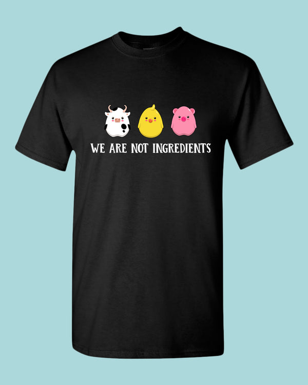 We are not ingredients t-shirt, vegetarian t-shirt - Fivestartees