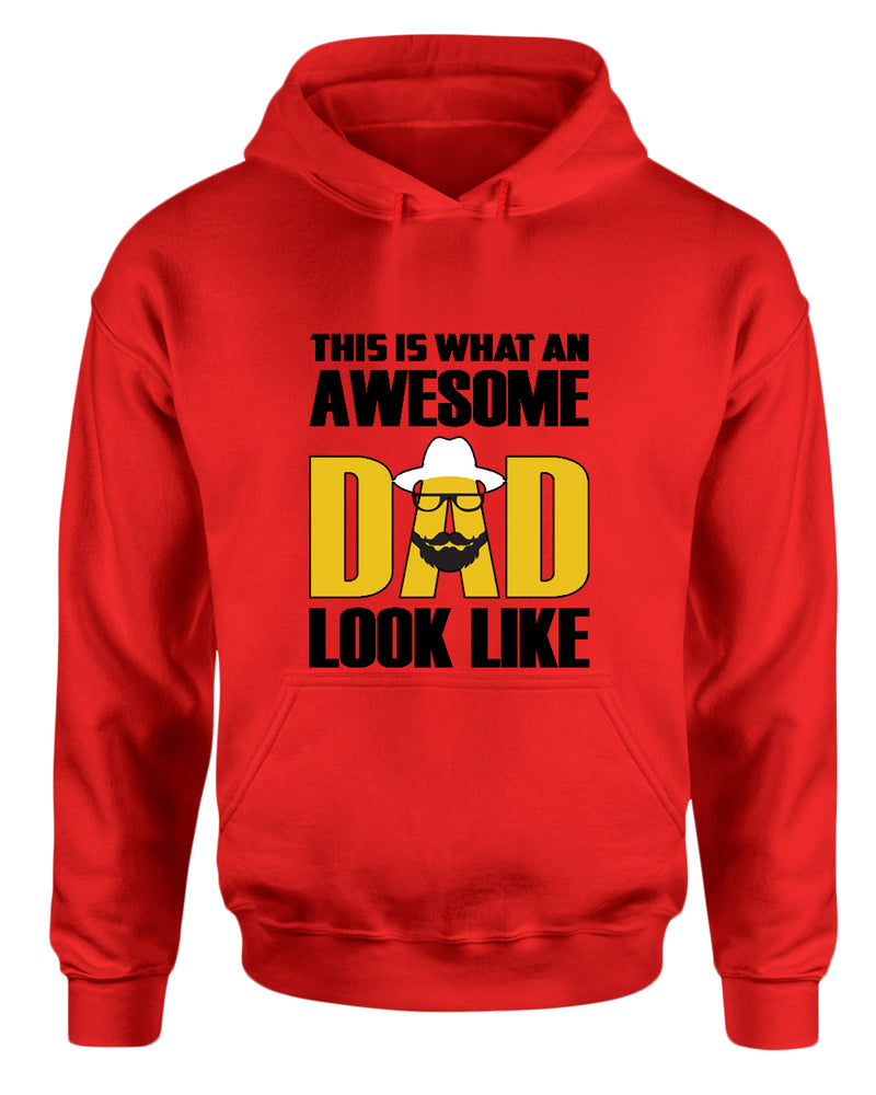 This is what an awesome cowboy dad look like hoodies, funny hoodie - Fivestartees