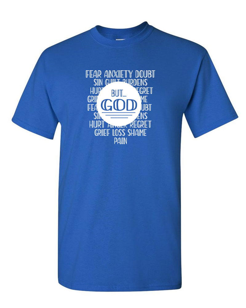 Fear Anxiety, Doubt Sin But God T-shirt, Religious T-shirt - Fivestartees