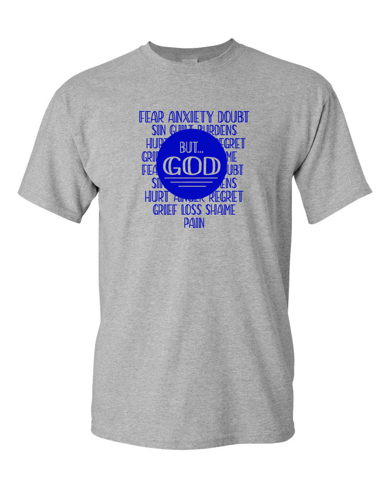 Fear Anxiety, Doubt Sin But God T-shirt, Religious T-shirt - Fivestartees