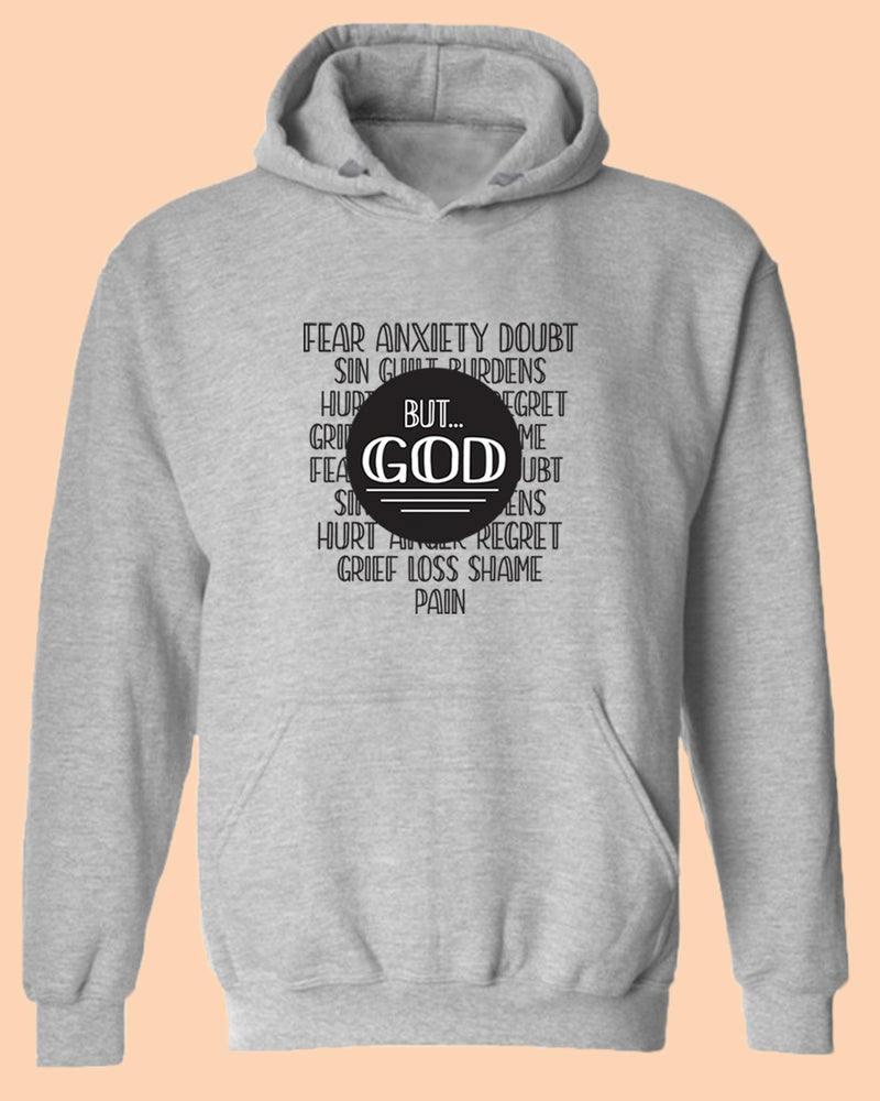 Fear Anxiety, Doubt Sin But God Hoodie, Religious Hoodie - Fivestartees