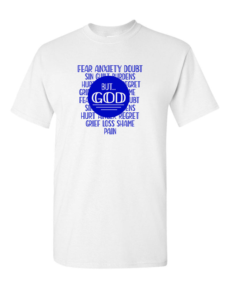Fear Anxiety, Doubt Sin But God T-shirt, Religious T-shirt - Fivestartees
