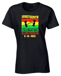Celebrating black freedom t-shirt - Fivestartees