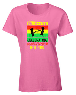Celebrating black freedom t-shirt - Fivestartees