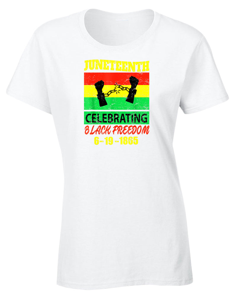 Celebrating black freedom t-shirt - Fivestartees
