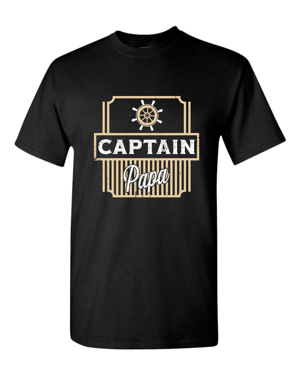 Captain papa t-shirt, motivational t-shirt, inspirational tees, casual tees - Fivestartees