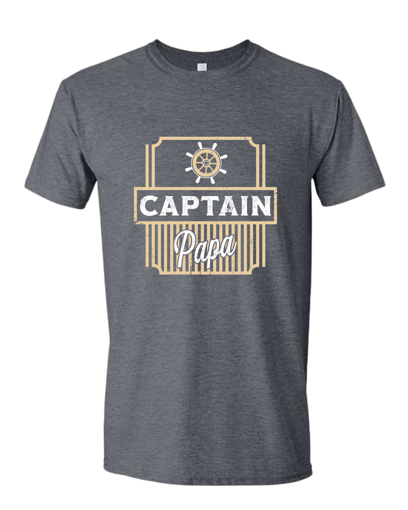 Captain papa t-shirt, motivational t-shirt, inspirational tees, casual tees - Fivestartees