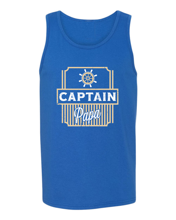 Captain papa tank top, motivational tank top, inspirational tank tops, casual tank tops - Fivestartees