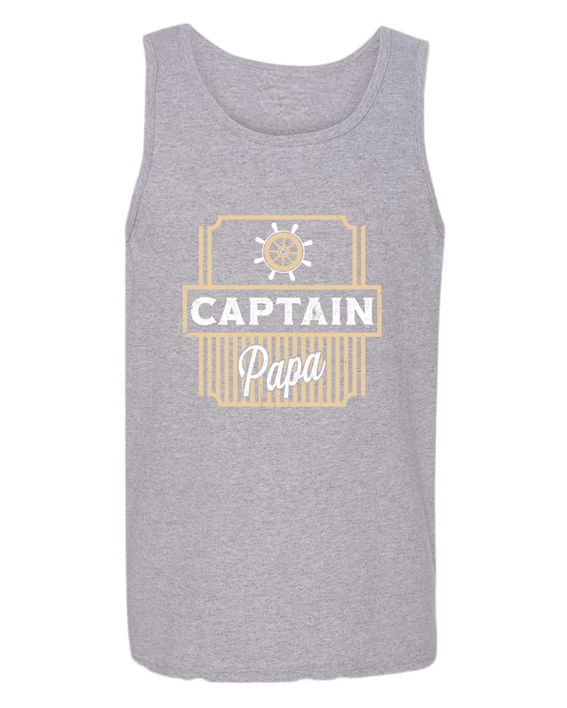 Captain papa tank top, motivational tank top, inspirational tank tops, casual tank tops - Fivestartees