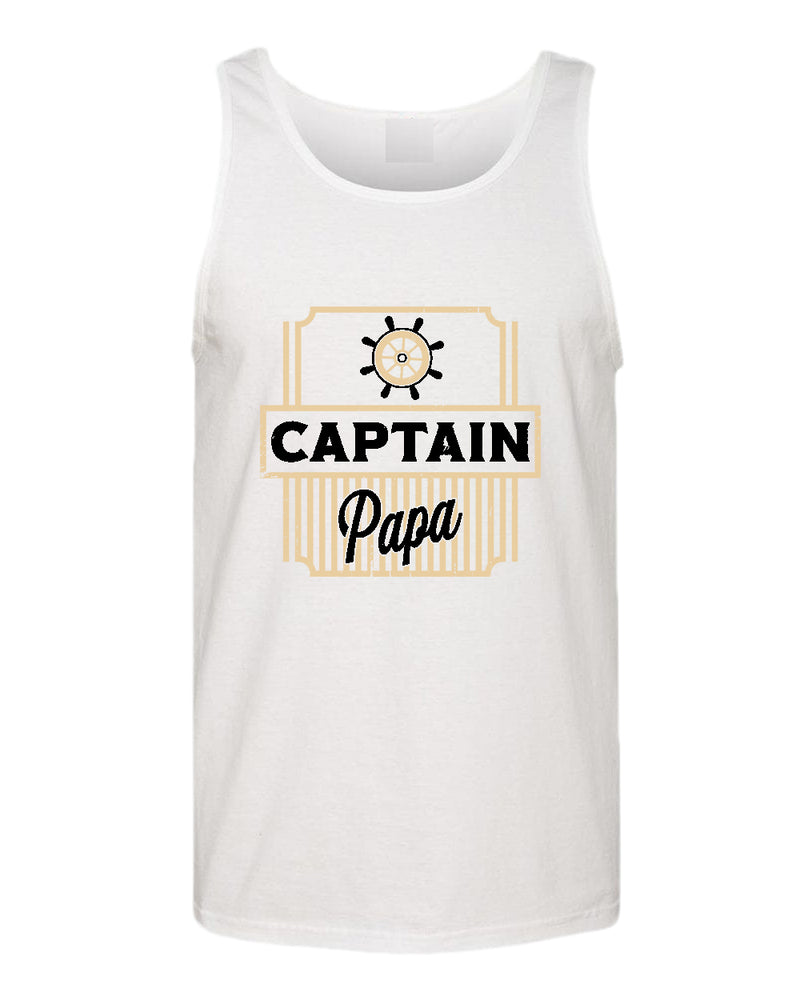 Captain papa tank top, motivational tank top, inspirational tank tops, casual tank tops - Fivestartees