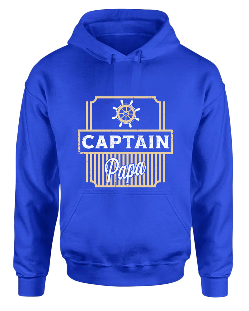Captain papa hoodie, motivational hoodie, inspirational hoodies, casual hoodies - Fivestartees