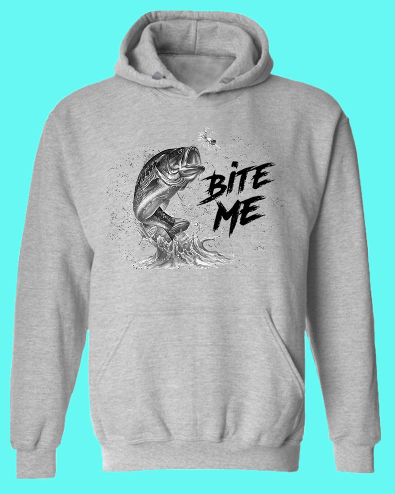 Bite me funny fishing shirt, fishing hoodie - Fivestartees