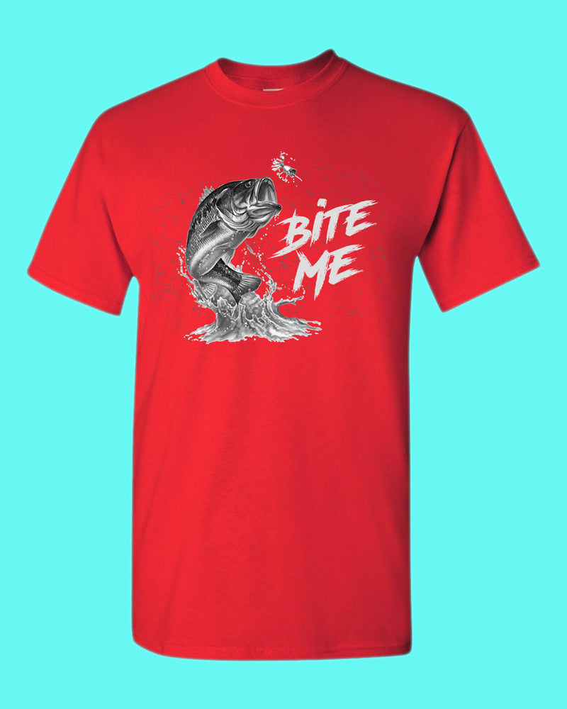 Bite me funny fishing shirt, fishing t-shirt - Fivestartees