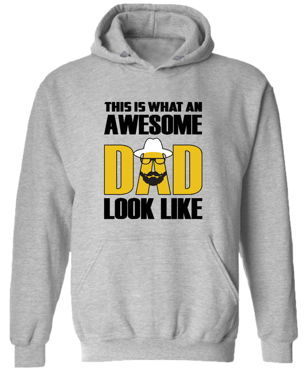 This is what an awesome cowboy dad look like hoodies, funny hoodie - Fivestartees