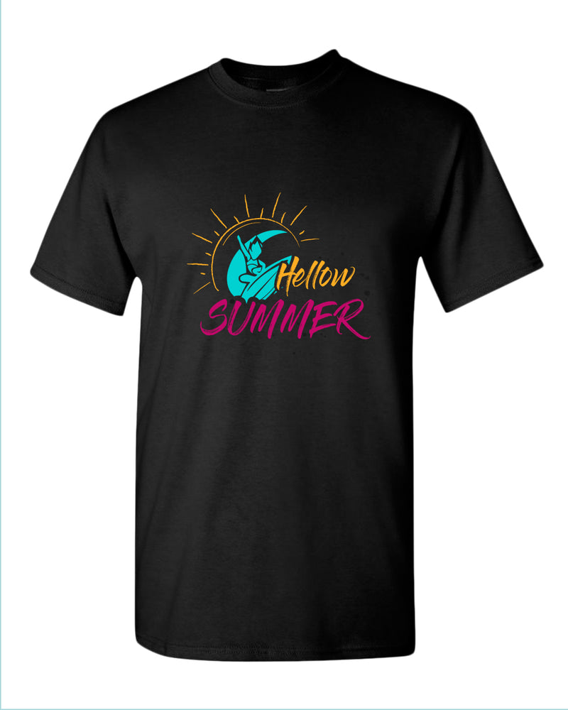 Hellow summer t-shirt, summer t-shirt, beach party t-shirt - Fivestartees