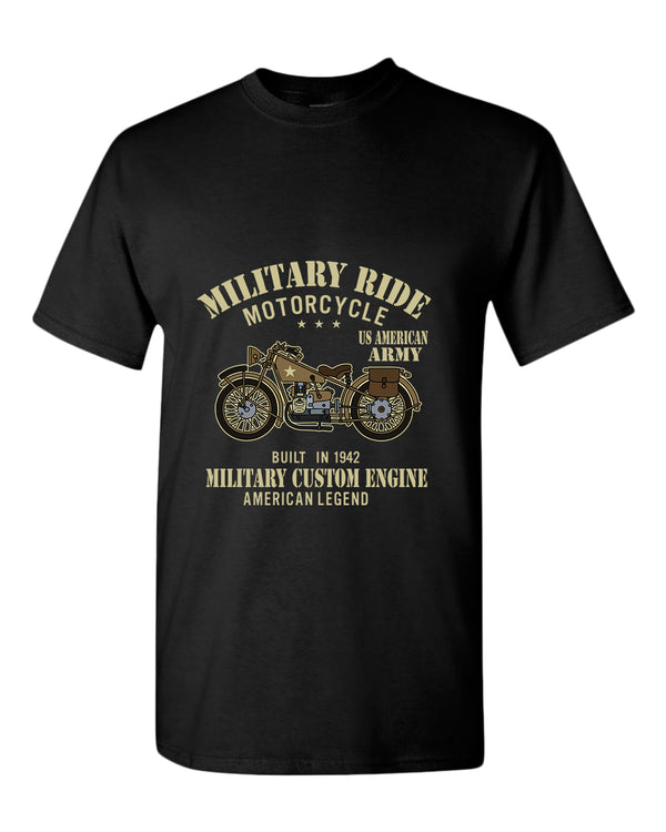 Military custom engine American legend t-shirt - Fivestartees