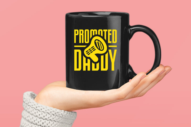 Promoted to daddy Coffee Mug - Fivestartees