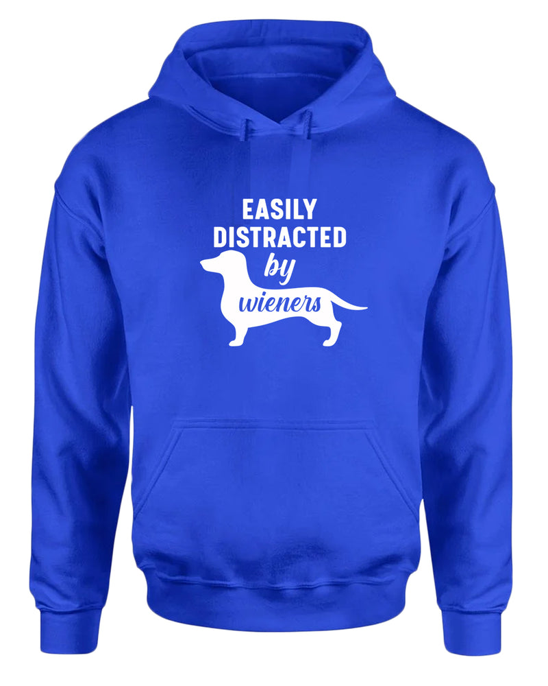 Easily distracted by wieners hoodie, wieners dog lover hoodie - Fivestartees
